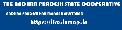 THE ANDHRA PRADESH STATE COOPERATIVE BANK LIMITED  ANDHRA PRADESH KARIMNAGAR MUSTABAD   ifsc code